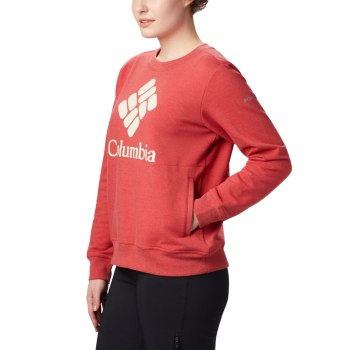 Columbia Sweater Dames, Lodge Crew Rood, 07QSIMFTV